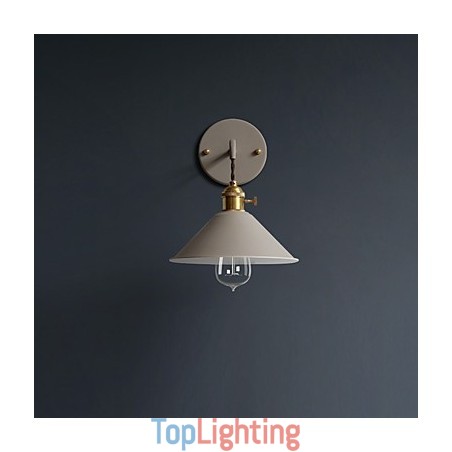 Mini sized Simple Industrial Head Light Bulbs Wall Lamp Vintage Retro Village Metal Wall Sconce Light Fixture Aisle Wall Lamp