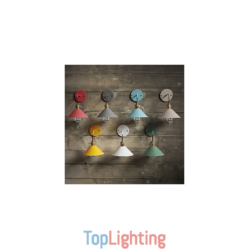 Mini sized Simple Industrial Head Light Bulbs Wall Lamp Vintage Retro Village Metal Wall Sconce Light Fixture Aisle Wall Lamp