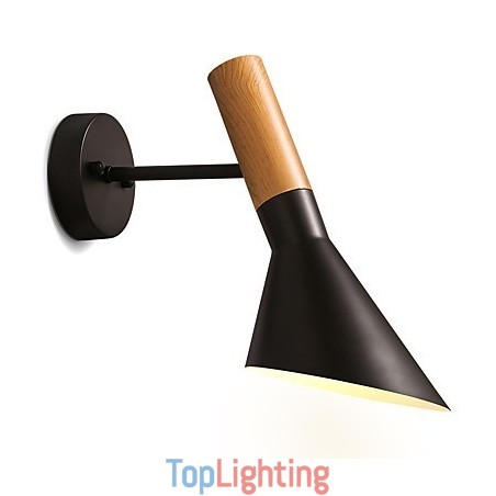 Northern Europe Style Wood Grain Metal Wall Lights Living Room Restaurant Light Angle Adjustable Northern Europe Style Wood Grain Metal Wall Lights Living Room Restaurant Light Angle Adjustable