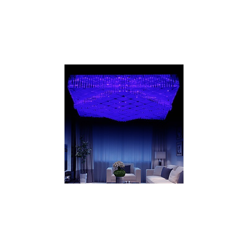 Flush Mount Crystal Modern Contemporary Metal
