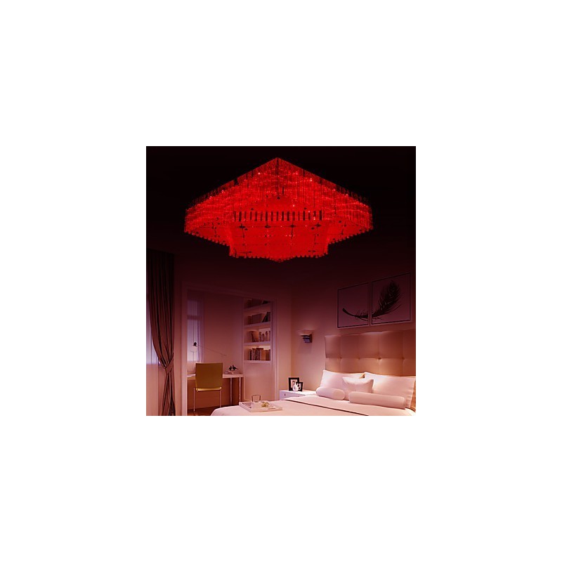 Flush Mount Crystal Modern Contemporary Metal