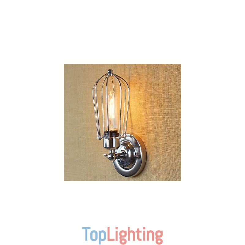 Simple Vintage Country Retro Electroplate Feature for Mini Style Ambient Light Wall Sconces