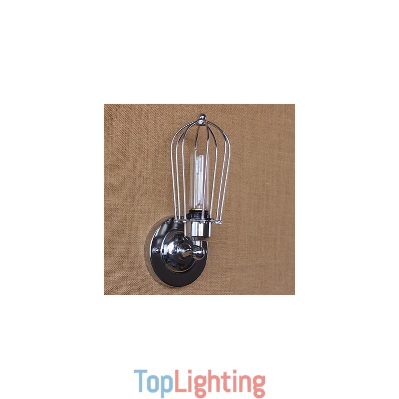 Simple Vintage Country Retro Electroplate Feature for Mini Style Ambient Light Wall Sconces