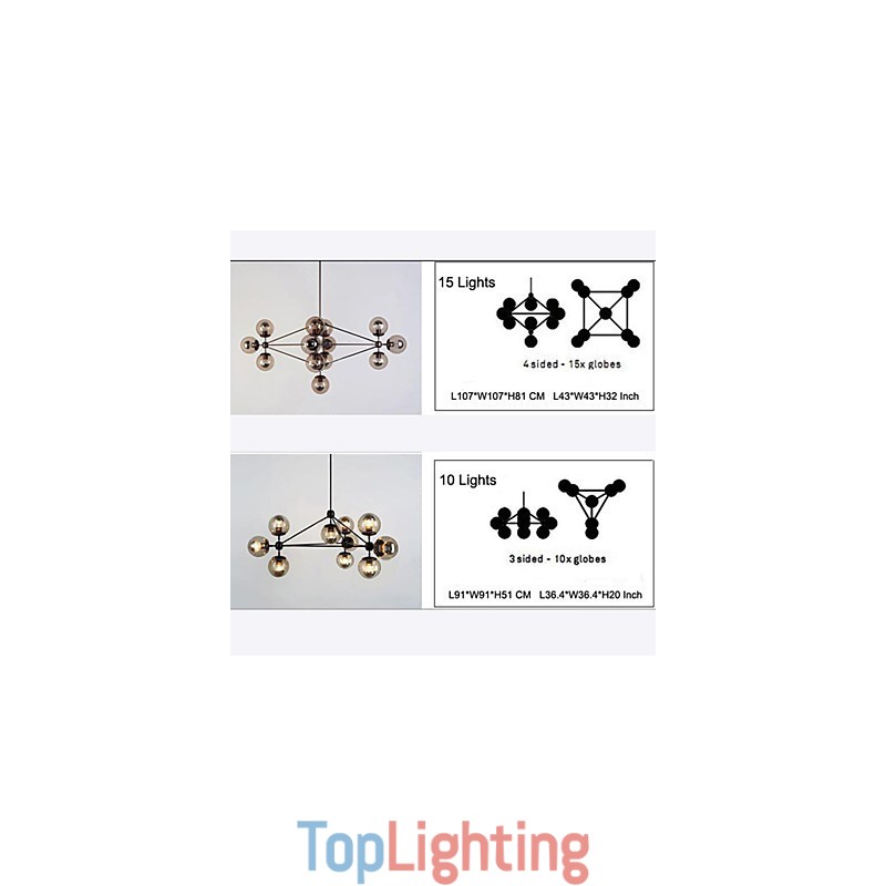 Chandelier Retro Living Roo Outdoors Garage Metal