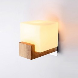 Simple Novelty Country Feature for Eye Protection Ambient Light Wall Sconces Wall Light Simple Bedroom Bedside Lamp