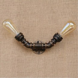 Nostalgia Simple Water Pipe Decorative Small Wall Lamp Wall Light