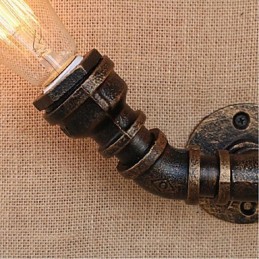 Nostalgia Simple Water Pipe Decorative Small Wall Lamp Wall Light
