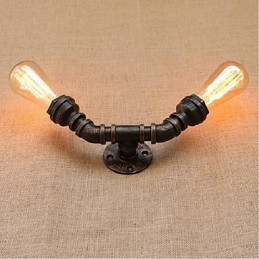 Nostalgia Simple Water Pipe Decorative Small Wall Lamp Wall Light