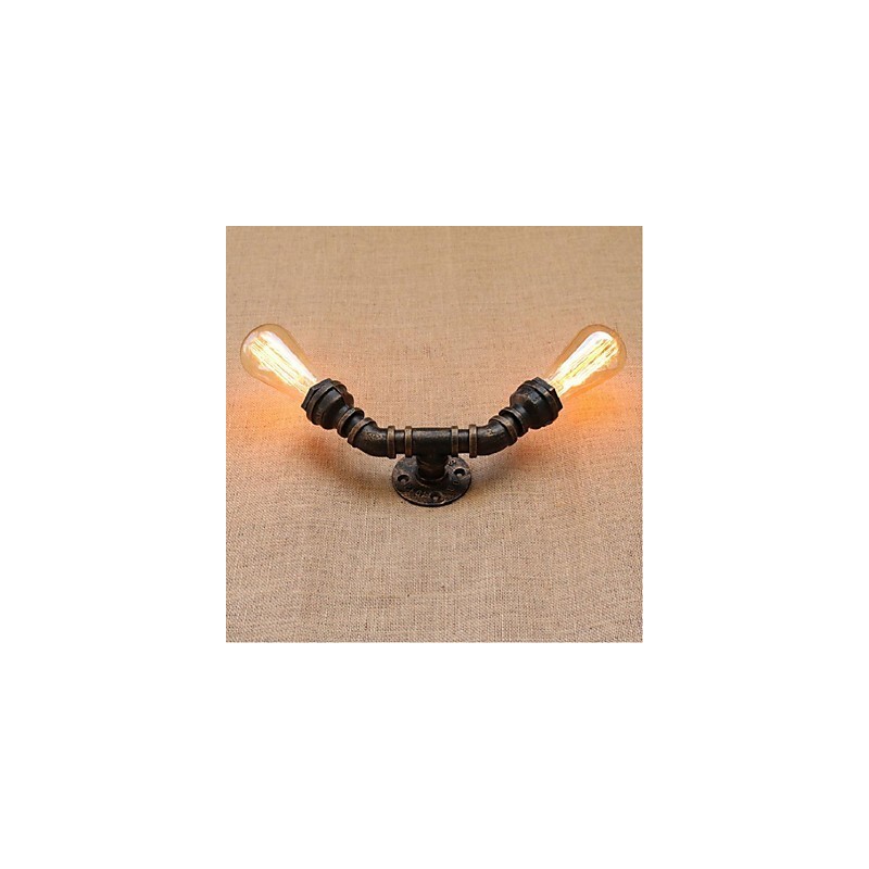 Nostalgia Simple Water Pipe Decorative Small Wall Lamp Wall Light