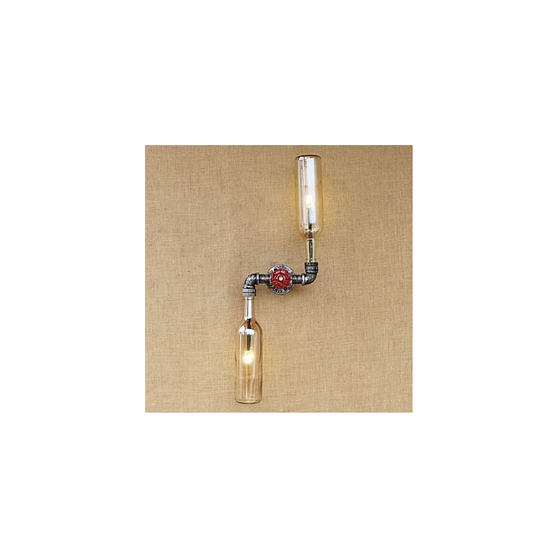 Rustic Lodge Brass Feature for Ambient Light Wall Sconces Wall Light Amber