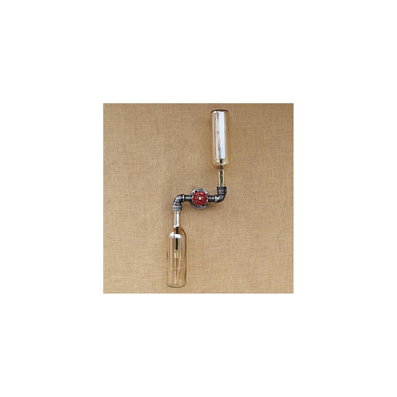 Rustic Lodge Brass Feature for Ambient Light Wall Sconces Wall Light Amber