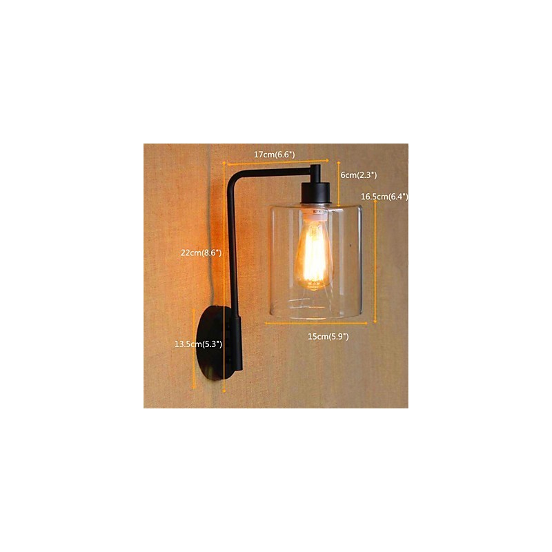 Rustic Lodge Country Black Oxide Finish Feature for Swing Arm Ambient Light