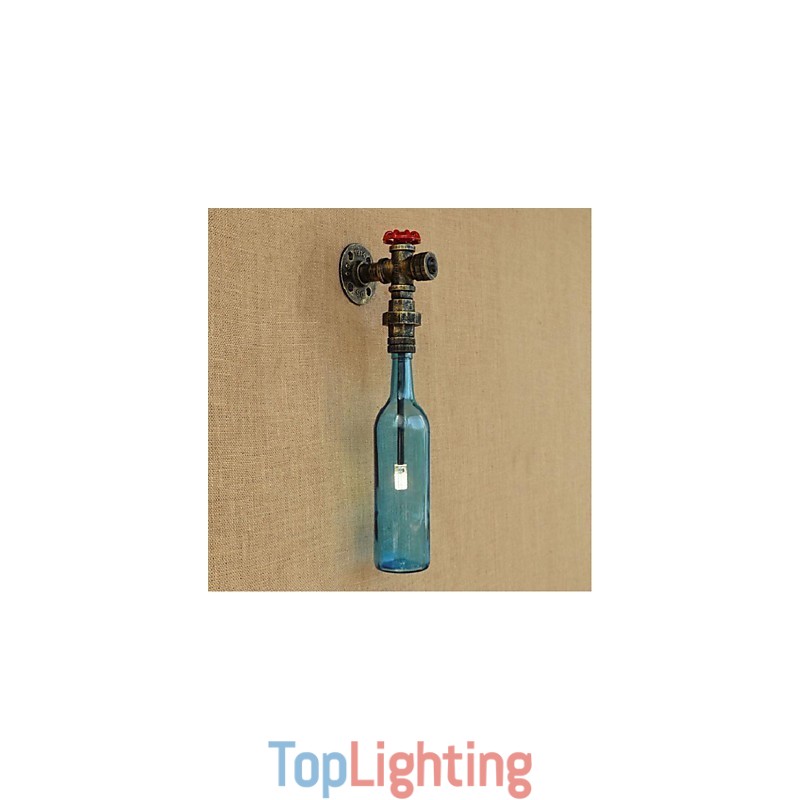 Wall Switch With Water Pipe Bottle Wall Light