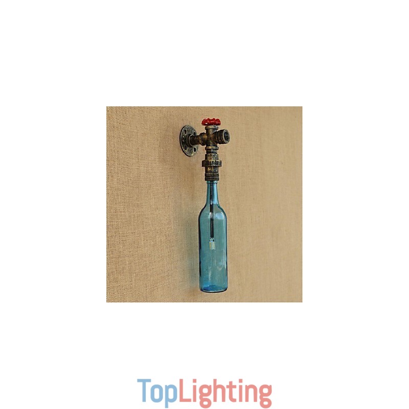 Wall Switch With Water Pipe Bottle Wall Light