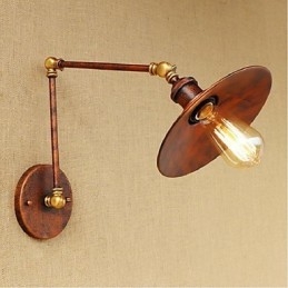 Long arm Half rusty Industrial Retro Nostalgic Retractable Folding Wall Sconces Wall Light
