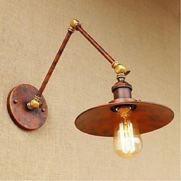 Long arm Half rusty Industrial Retro Nostalgic Retractable Folding Wall Sconces Wall Light