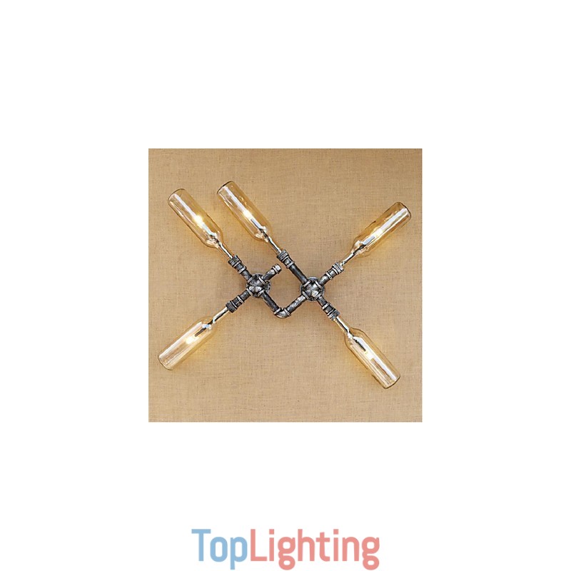 Rustic Lodge Painting Feature for Ambient Light Wall Sconces Wall Light