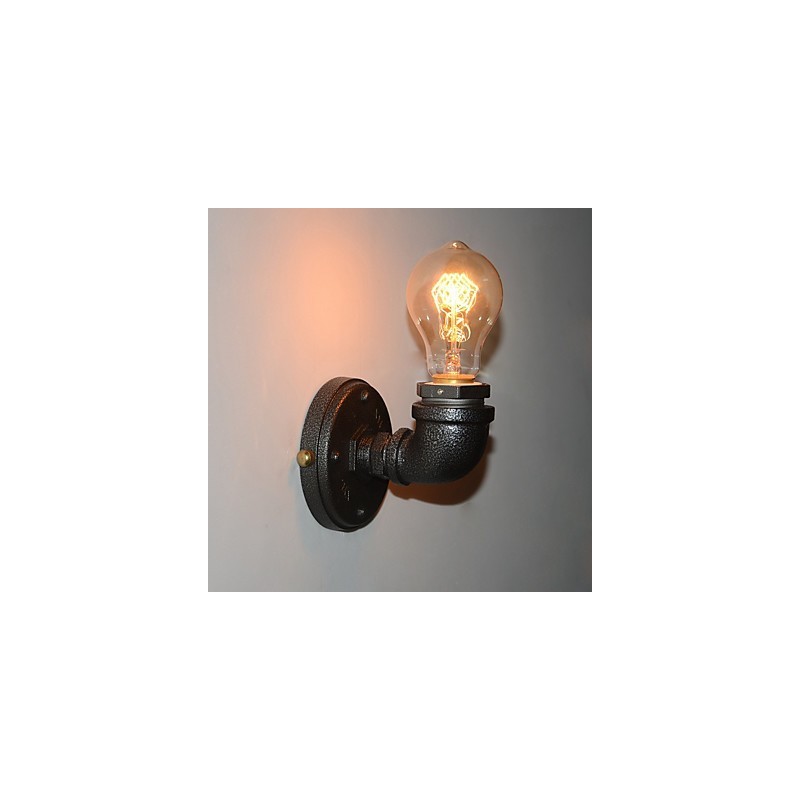 Simple Retro Industrial Iron Pipe Decorative wall lamp Wall Fixture