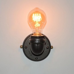 Simple Retro Industrial Iron Pipe Decorative wall lamp Wall Fixture