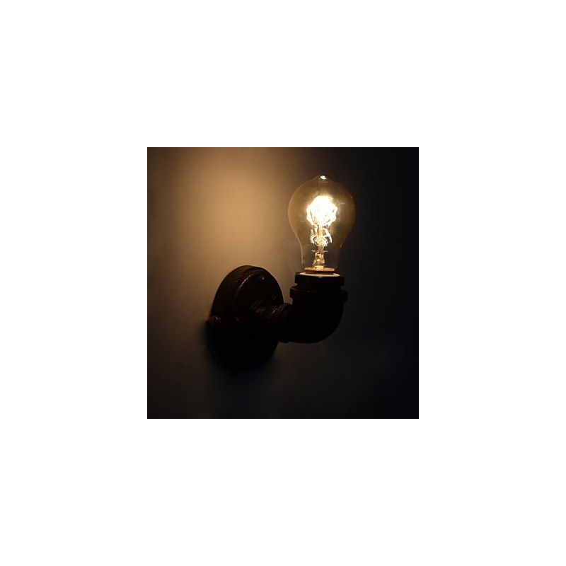 Simple Retro Industrial Iron Pipe Decorative wall lamp Wall Fixture