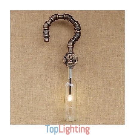 Retro American Village Creative Industry Wind Designer Water Bottle Wall Lamp Wall Light Retro American Village Creative Industry Wind Designer Water Bottle Wall Lamp Wall Light