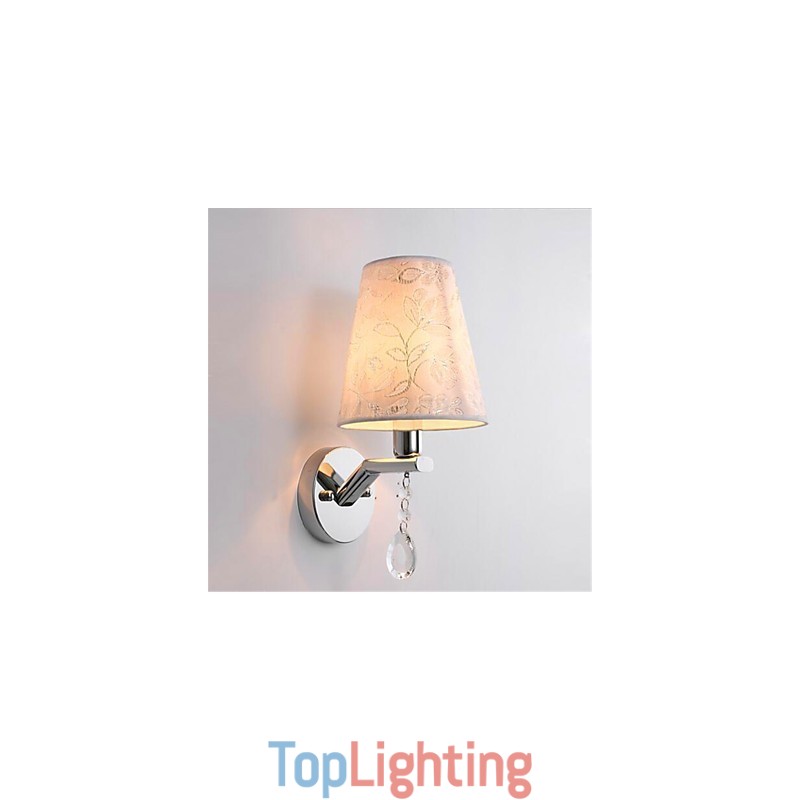 Modern Contemporary Silver Feature for Crystal Ambient Light Wall Sconces Wall Light