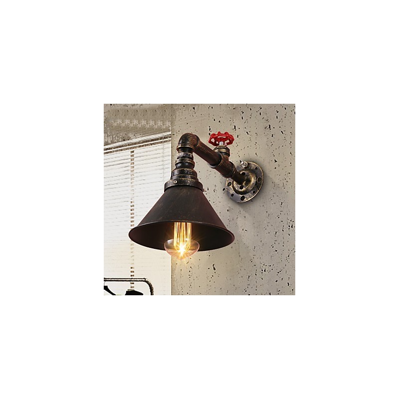 Water Pipe Wall Lights Retro Industrial Style Creative Country Metal Restaurant Cafe Bars Bar Table Wall Sconces