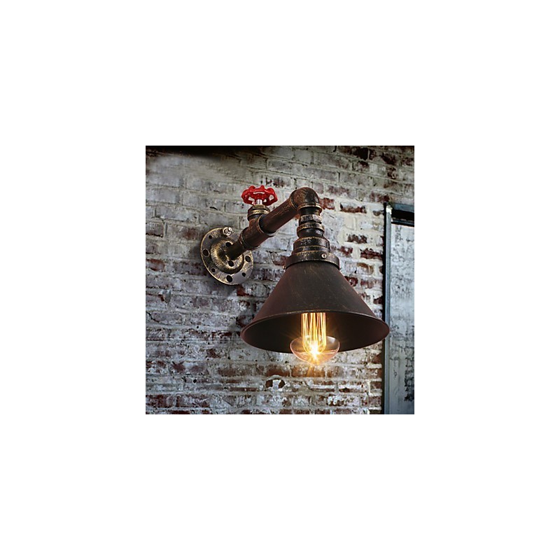 Water Pipe Wall Lights Retro Industrial Style Creative Country Metal Restaurant Cafe Bars Bar Table Wall Sconces