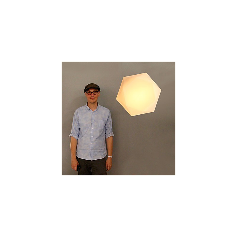 Creative White Diamond Glass Dome Light Absorb