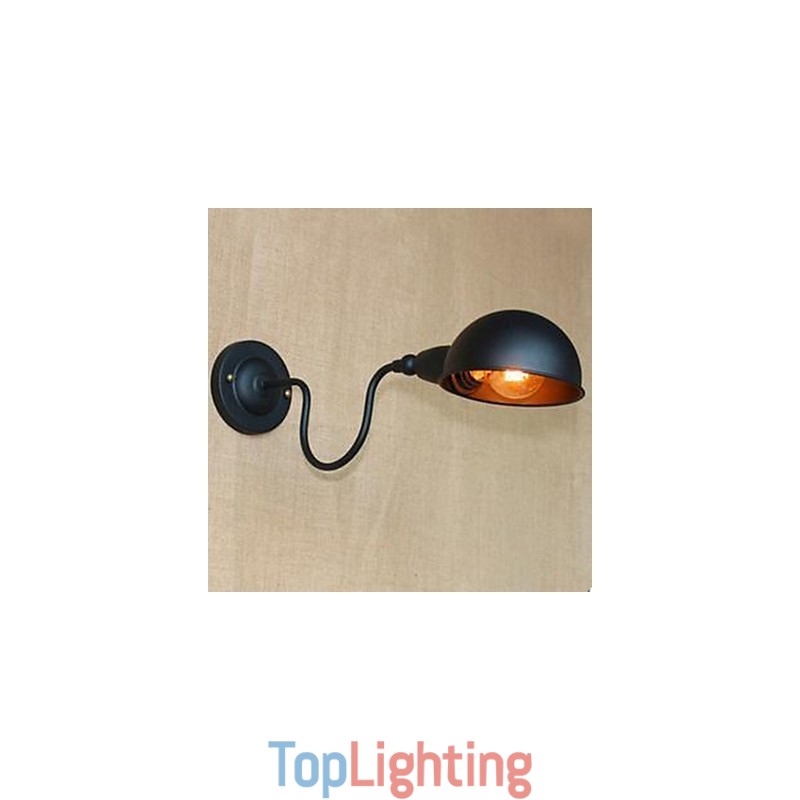 Retro Black High Grade Personality Bedside Bedroom Study Revolving Around Decorative Wall Aisle