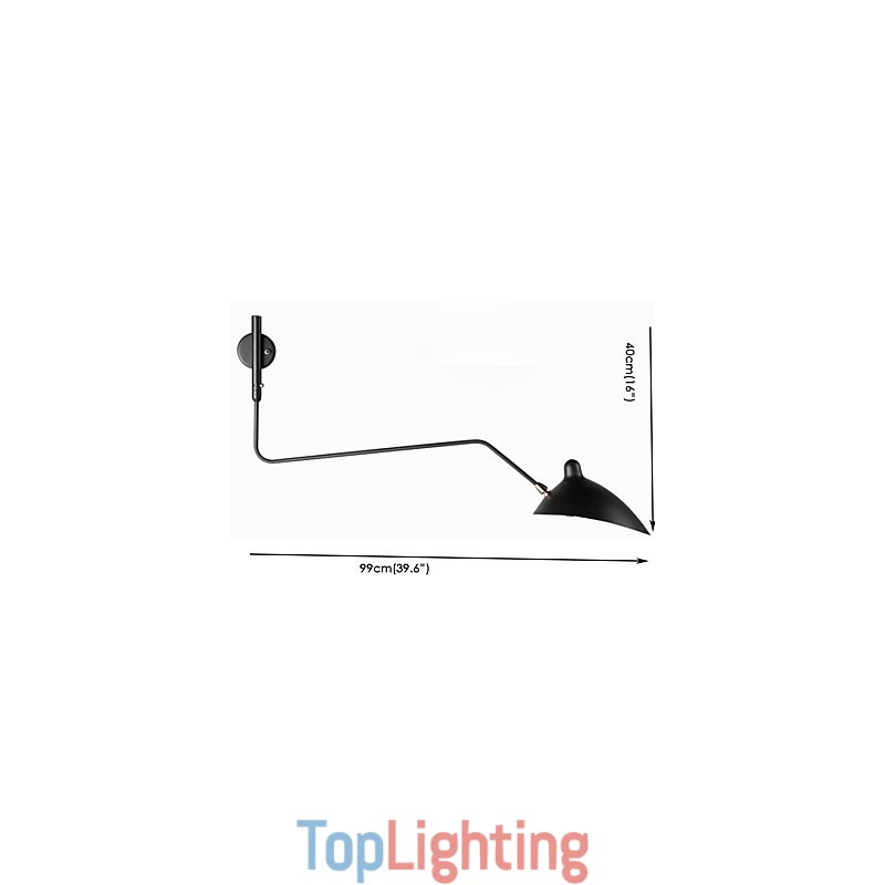 Modern Contemporary Painting Feature for Swing Arm Ambient Light Swing Arm Lights Wall Light