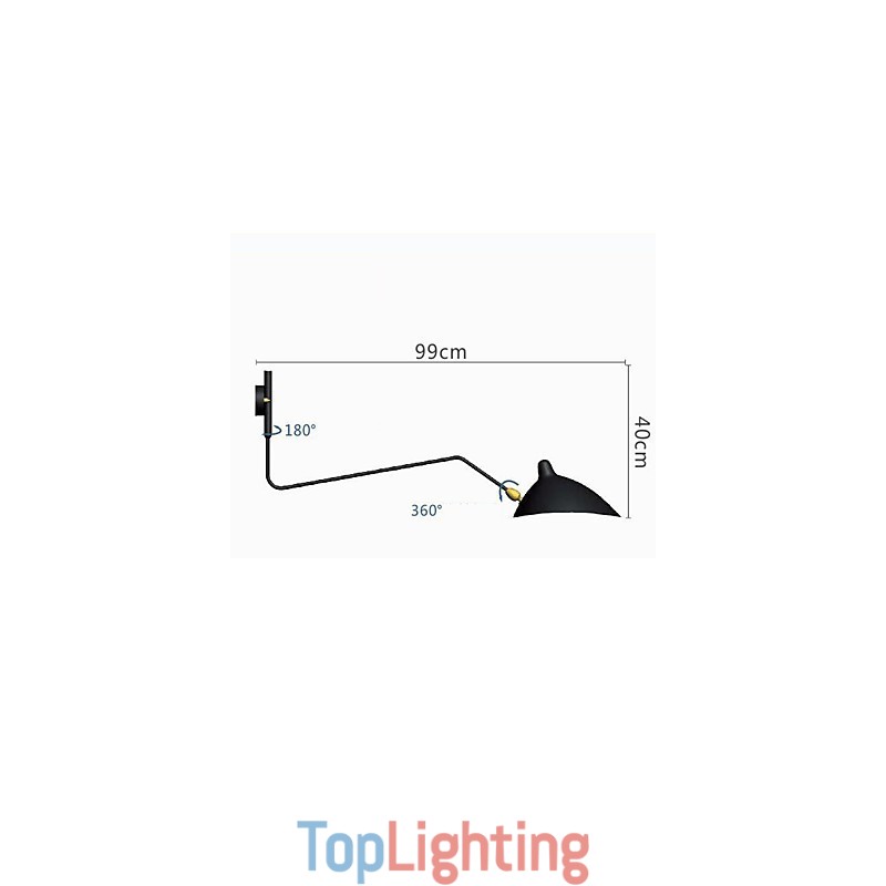 Modern Contemporary Painting Feature for Swing Arm Ambient Light Swing Arm Lights Wall Light