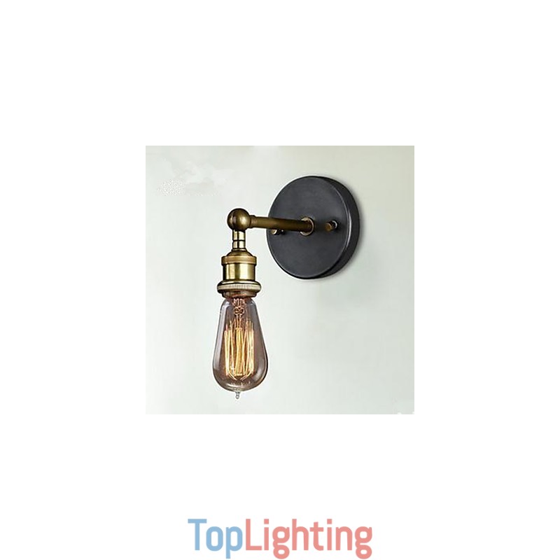 The American Village Wall Balcony Corridor Simple Copper Head Lamp