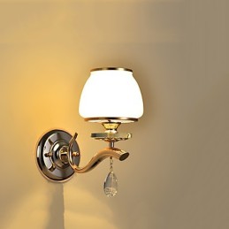 Modern Contemporary Electroplated Feature for Crystal Ambient Light Wall Sconces Wall Light