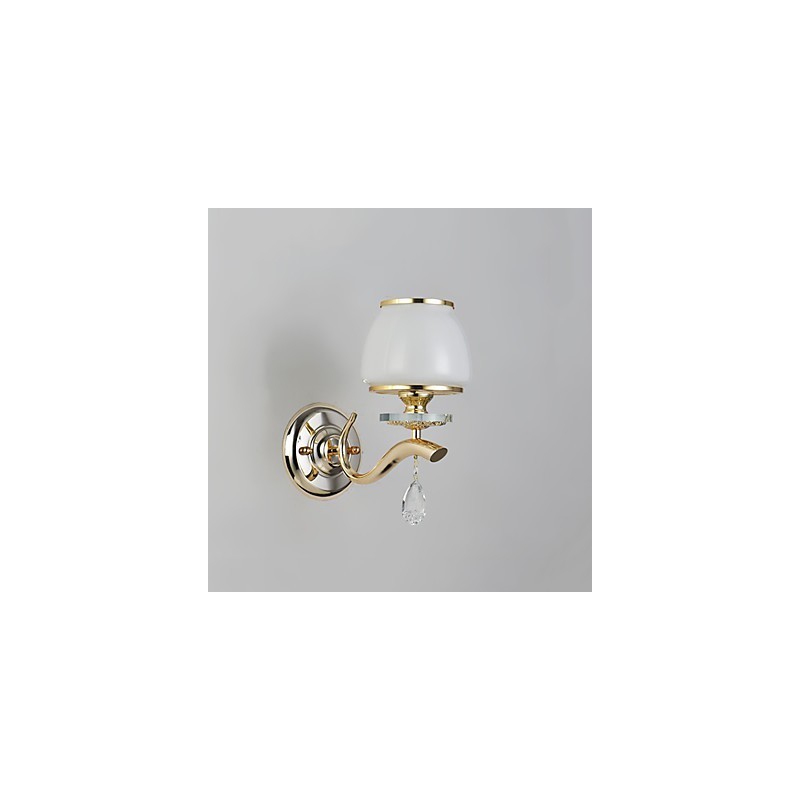 Modern Contemporary Electroplated Feature for Crystal Ambient Light Wall Sconces Wall Light