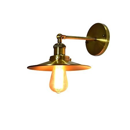 Rustic Lodge Traditional Classic Brass Feature for Downlight Wall Sconces Wall Light