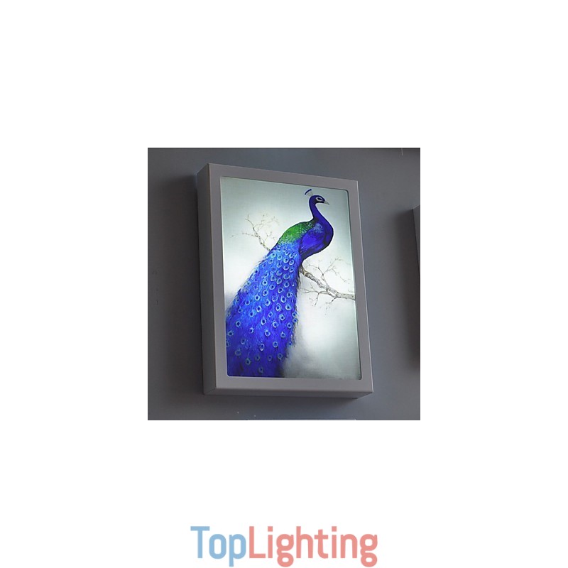 Integrated Modern Contemporary Modern Comtemporary Painting Feature for Ambient Light Wall Sconces