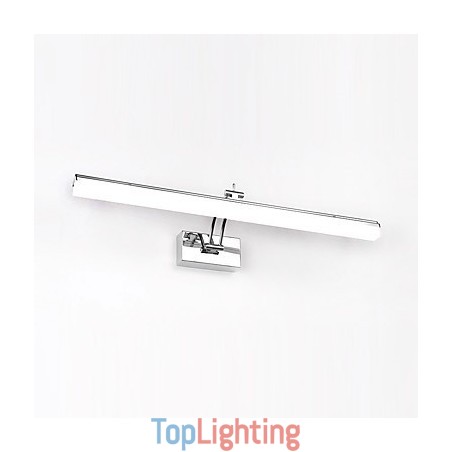 Integrated Modern Contemporary Chrome Feature for Ambient Light Bathroom Lighting Wall Light Integrated Modern Contemporary Chrome Feature for Ambient Light Bathroom Lighting Wall Light