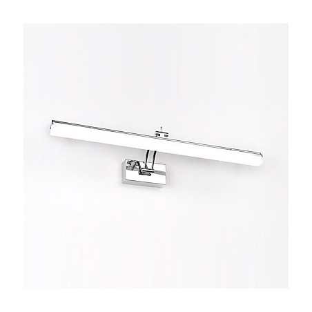 Integrated Modern Contemporary Chrome Feature for Ambient Light Bathroom Lighting Wall Light Integrated Modern Contemporary Chrome Feature for Ambient Light Bathroom Lighting Wall Light