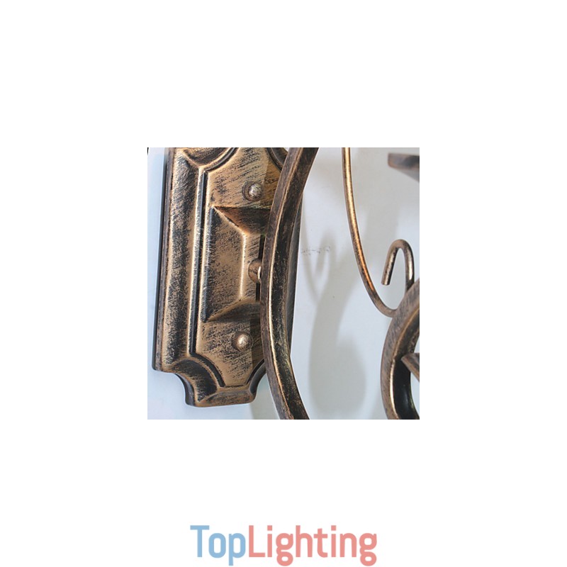 Mini Retro Wall Lamp Hallway Metal Candle Shape Wall Lamp Lighting