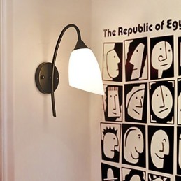 Traditional Classic Country Retro Painting Feature for Wall Sconces Wall Light