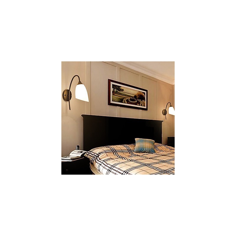 Traditional Classic Country Retro Painting Feature for Wall Sconces Wall Light
