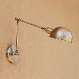 Modern Contemporary Retro Electroplated Feature for Swing Arm Eye Protection Ambient Light