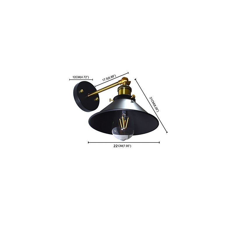 Paint Single Wall Iron Wall Lamp Dumb Black Lightsaber Lamp On Wall