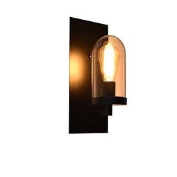 Painted Steel Wall Lamp Dumb Black American Coffee Decoration Retro Wall Light Lightsaber Lamp On Wall
