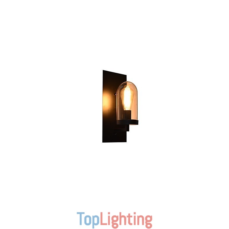 Painted Steel Wall Lamp Dumb Black American Coffee Decoration Retro Wall Light Lightsaber Lamp On Wall