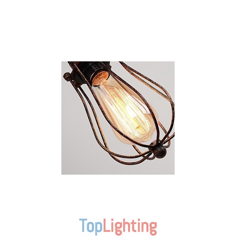 Industrial Retro Iron Wall Lamp Creative Personality Lift Pulley Wall Lamp
