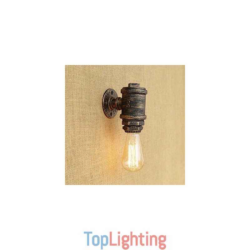 Country Retro Painting Feature for Mini Style Ambient Light Wall Sconces Wall Light