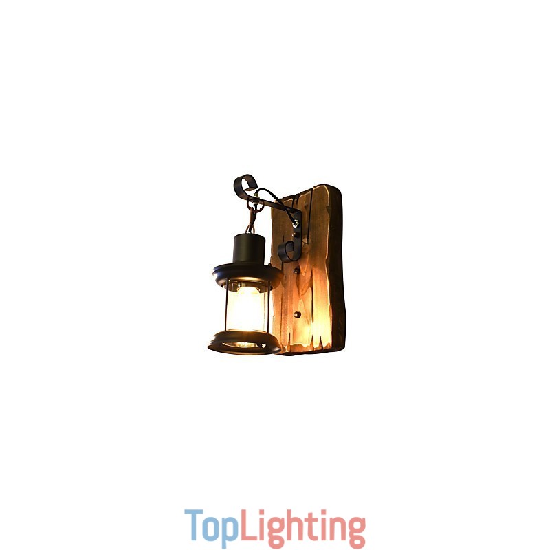 Rustic Lodge Traditional Classic Painting Feature for Downlight Wall Lights Wall Light