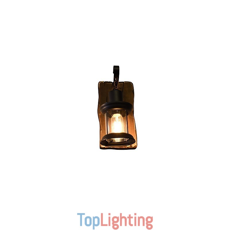 Rustic Lodge Traditional Classic Painting Feature for Downlight Wall Lights Wall Light